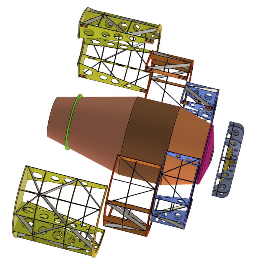 封頭胎膜、前錐胎膜、中節(jié)胎膜、后錐胎膜